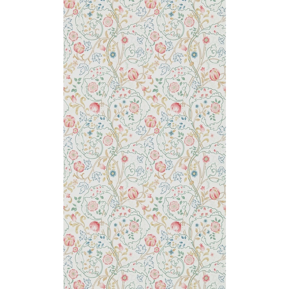 Mary Isobel Wallpaper 214728 by Morris & Co in Pink Ivory